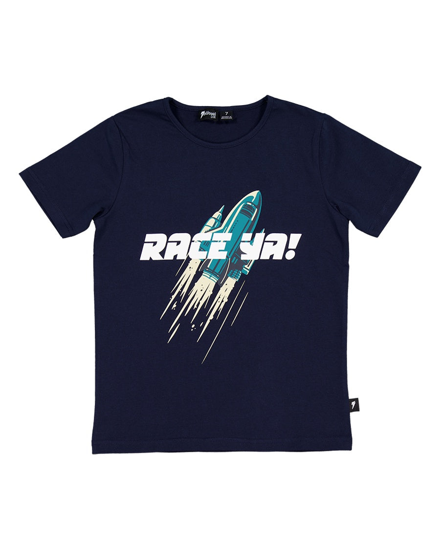 RD2423 RACE YA! TEE IN NAVY