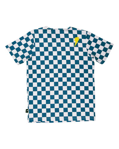 RD2429 SMILEY CHEQUERBOARD TEE