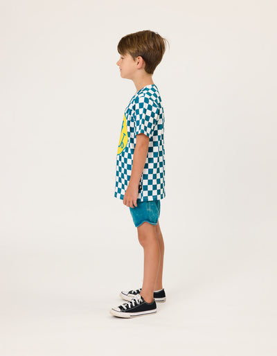 RD2430 PETROL ACID WASH SHORTS