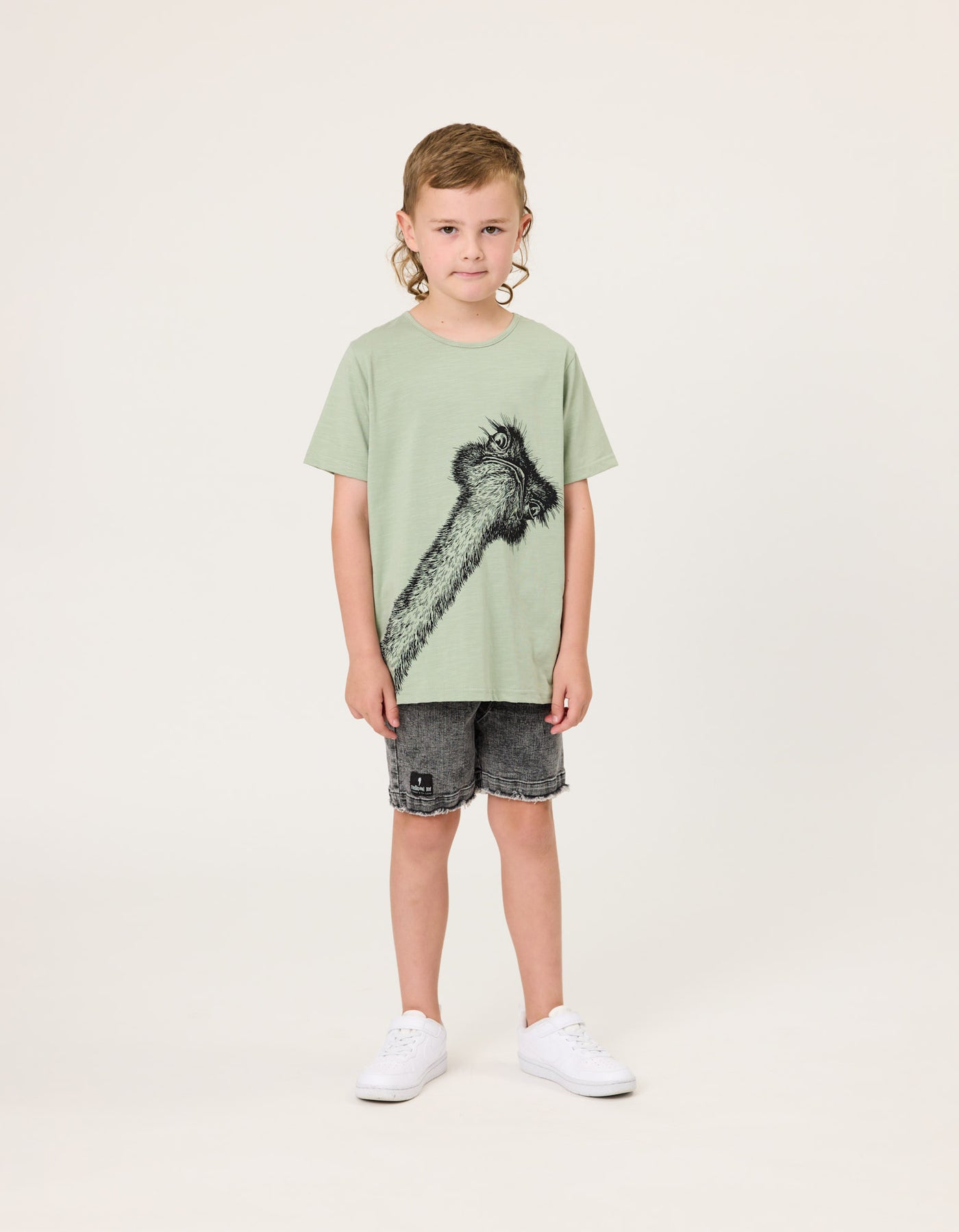 RD2436 ACID WASH BLACK DENIM SHORT