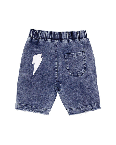 RD2441 ACID WASH BLUE DENIM SHORT
