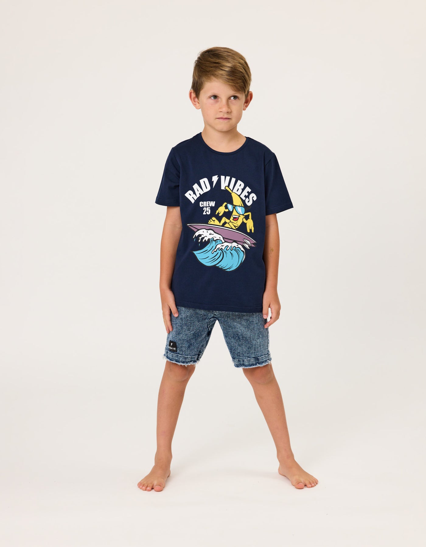 RD2441 ACID WASH BLUE DENIM SHORT