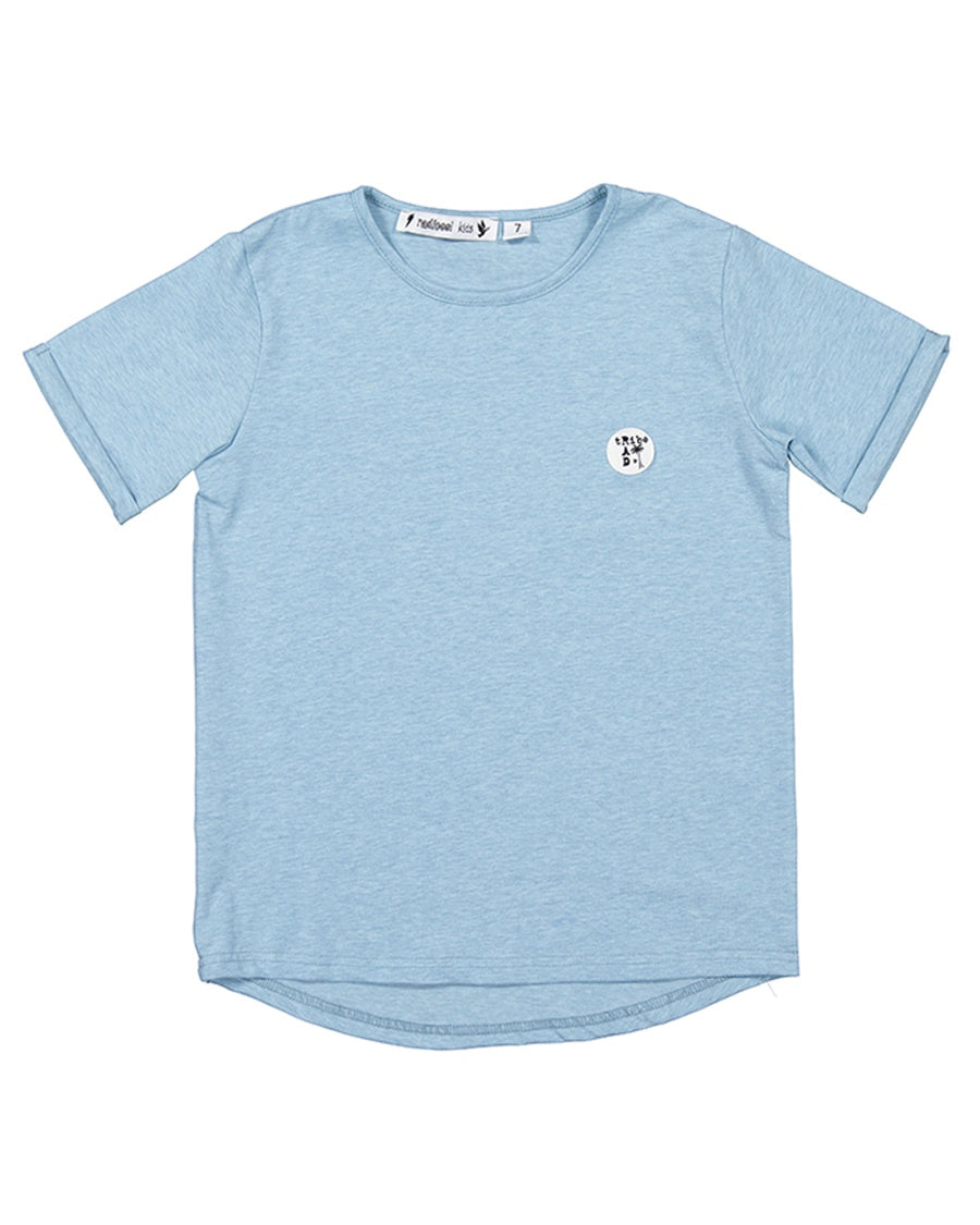 RT1503 RAD TRIBE TEE IN BLUE MARL