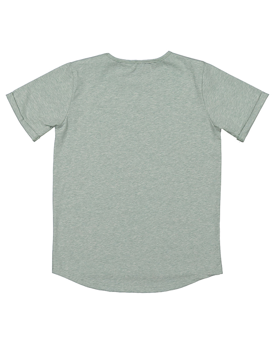 RT1505 RAD TRIBE TEE IN SAGE MARL