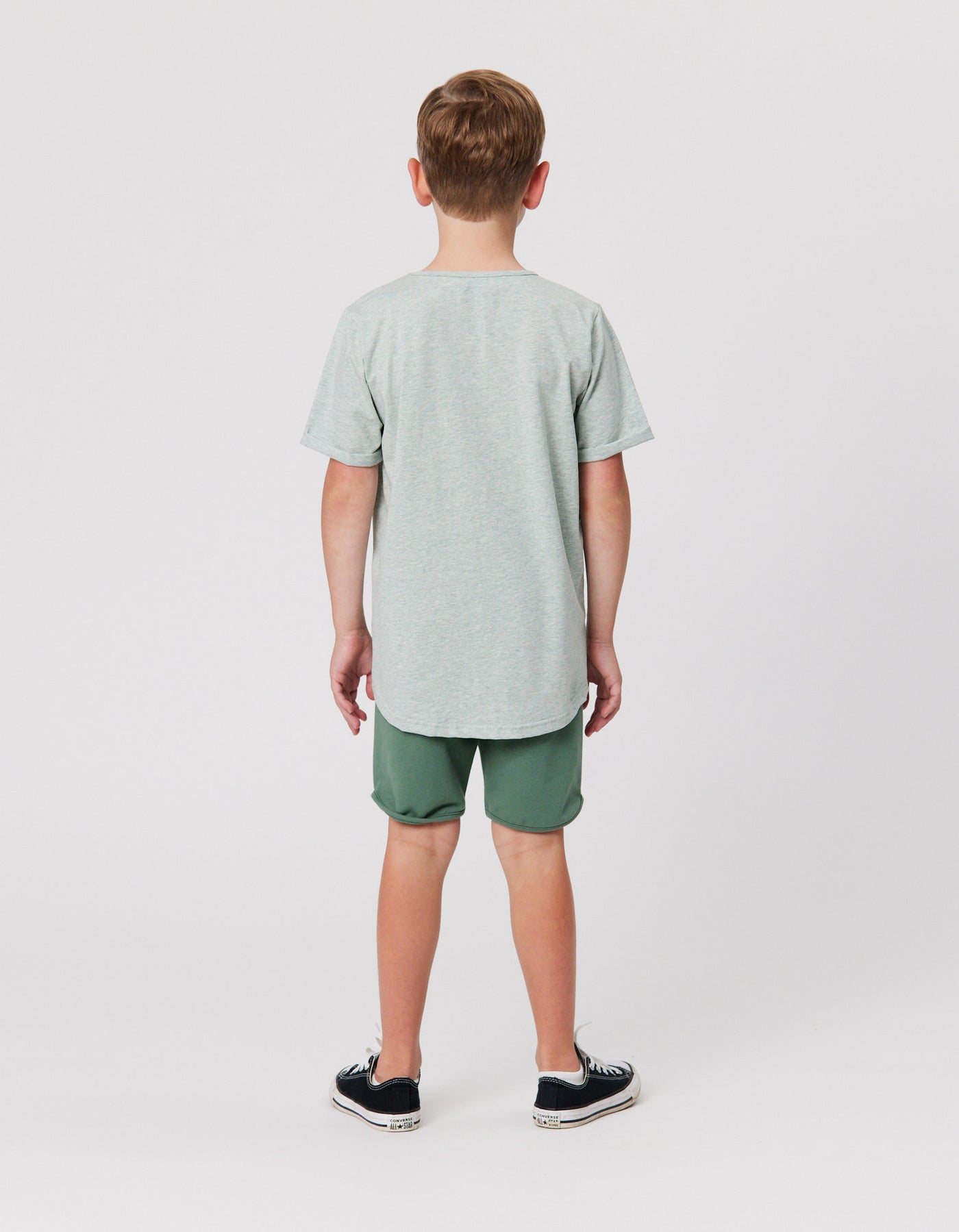 RT1505 RAD TRIBE TEE IN SAGE MARL