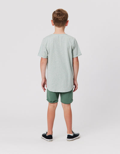 RT1505 RAD TRIBE TEE IN SAGE MARL