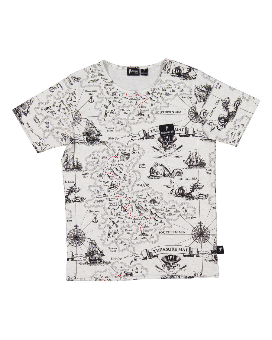 RD2203 TREASURE MAP TEE