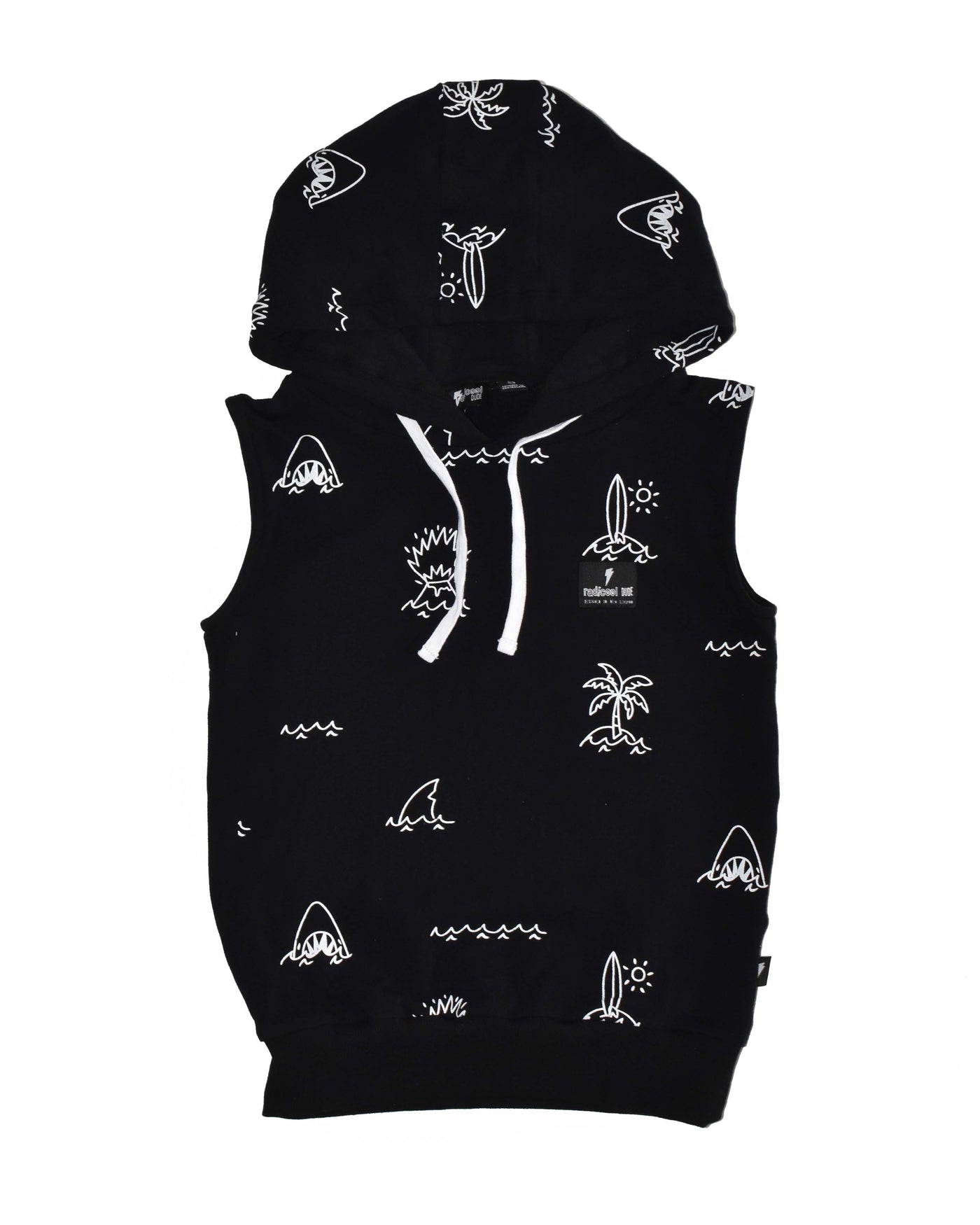 RD1215 SEASIDE SLEEVELESS HOOD