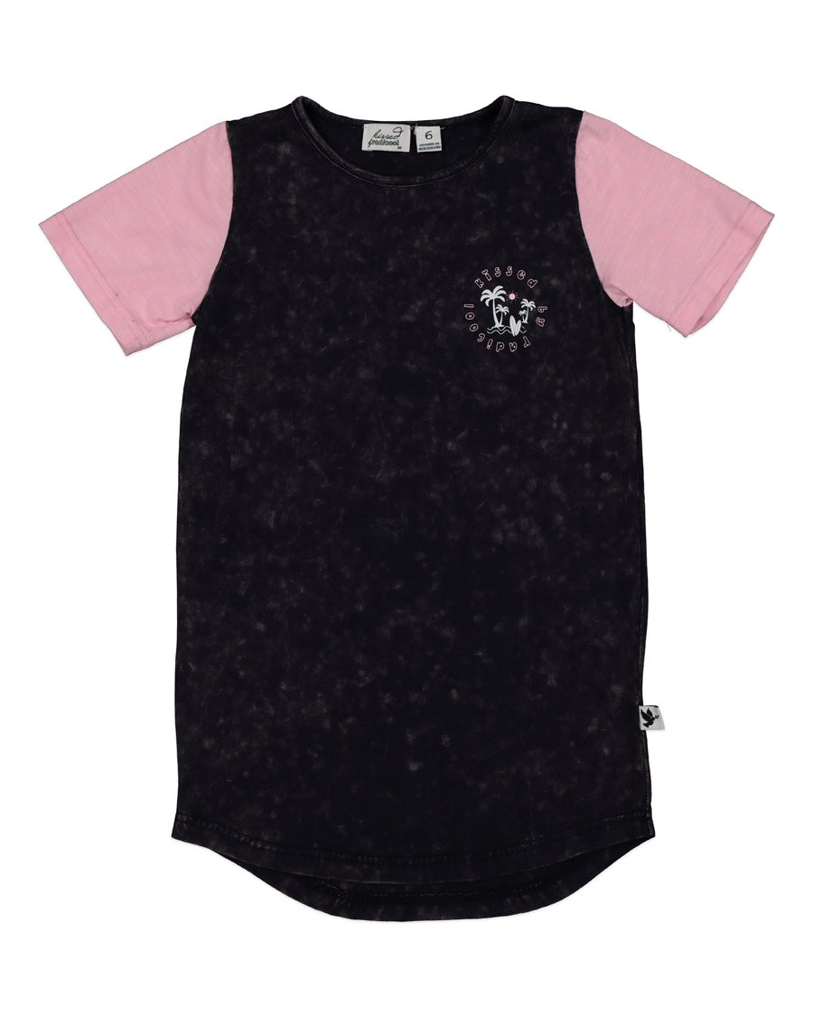 KR1332 KISSED BEACH TEE DRESS