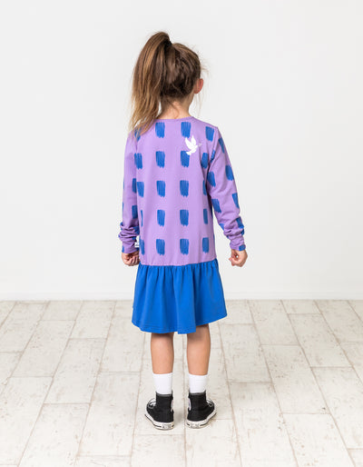 KR1232 PAINTERLY DRESS