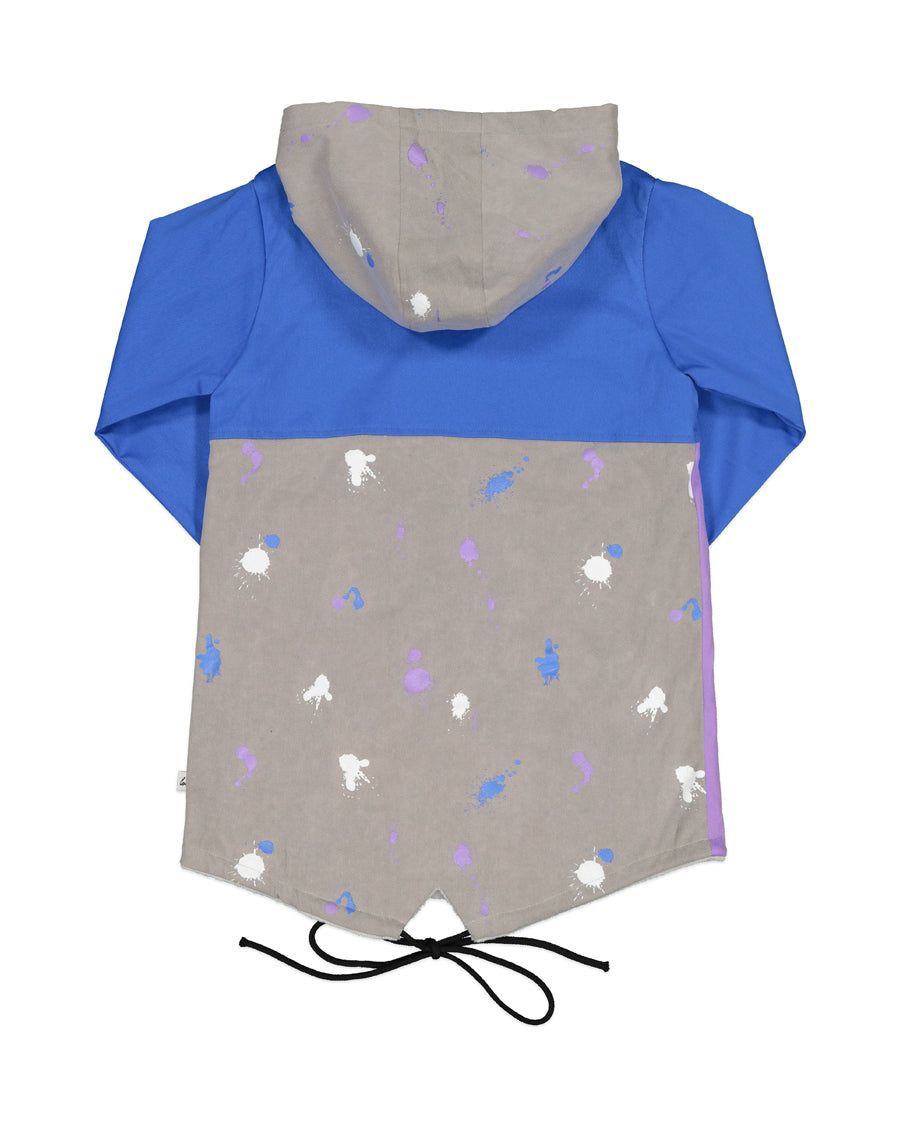 KR1236 SPLATTER DENIM JACKET