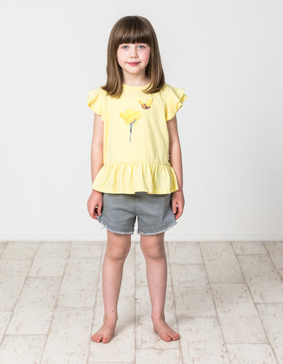KR1301 MEADOW FRILL TEE