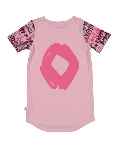 KR1314 GRAFFITI TEE DRESS