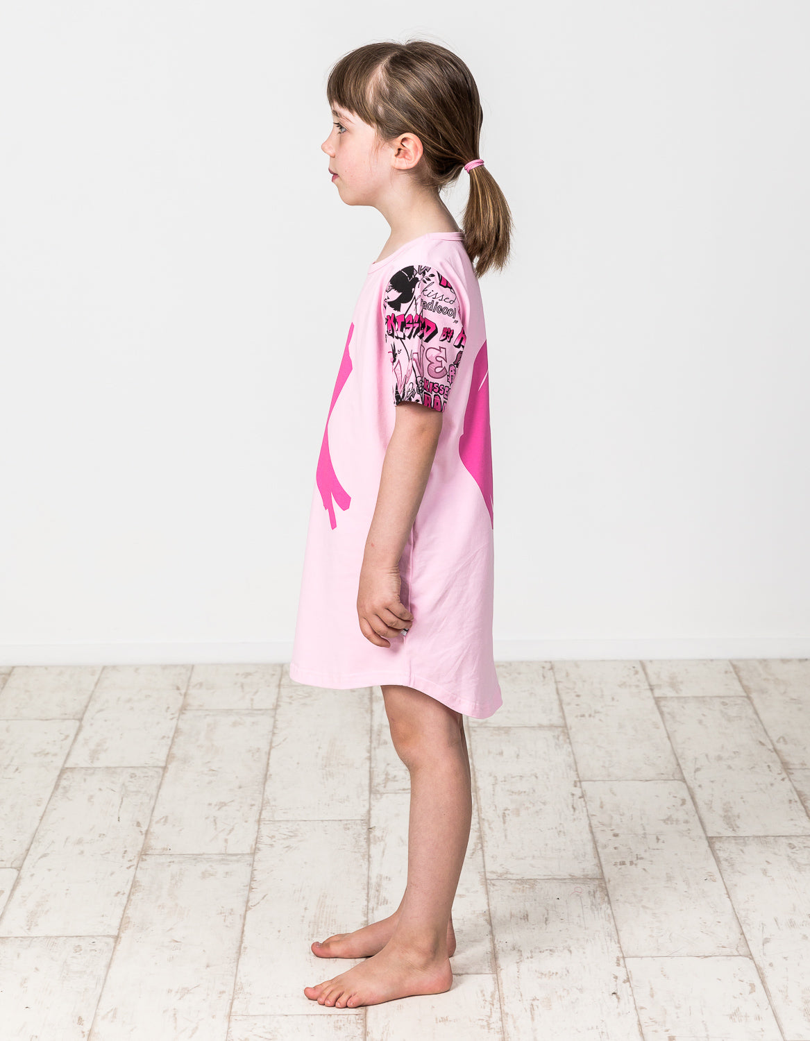 KR1314 GRAFFITI TEE DRESS