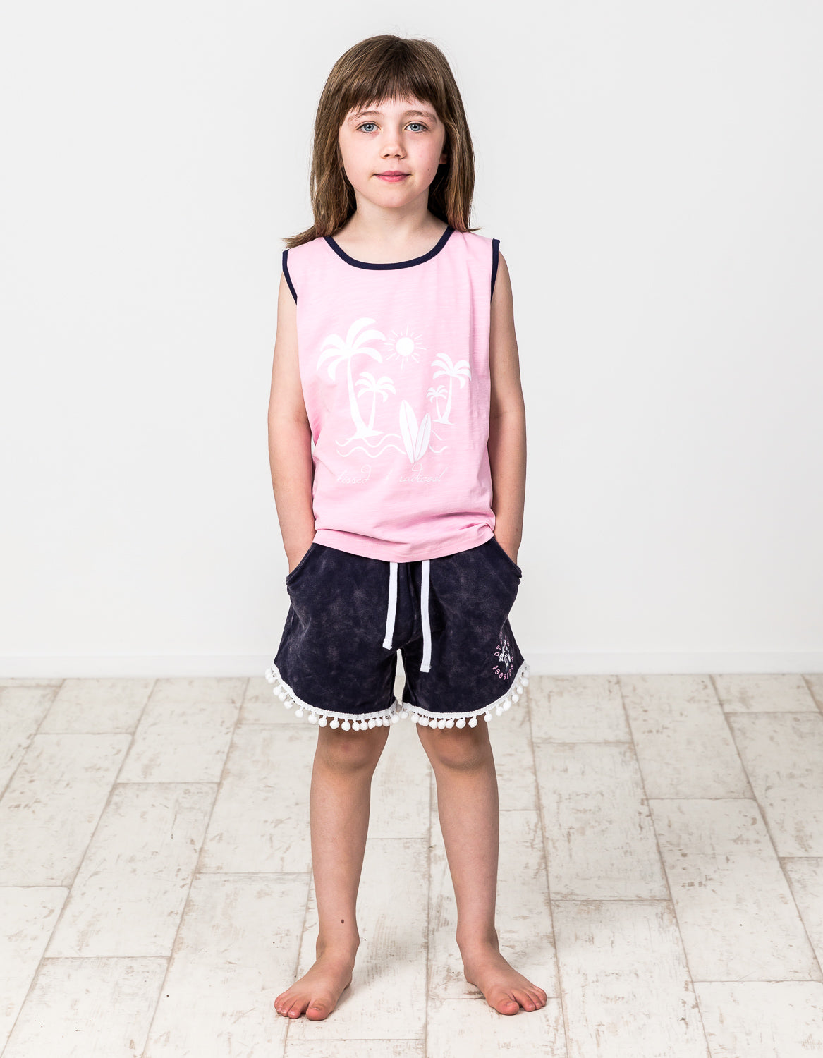 KR1329 KISSED BEACH SHORTS