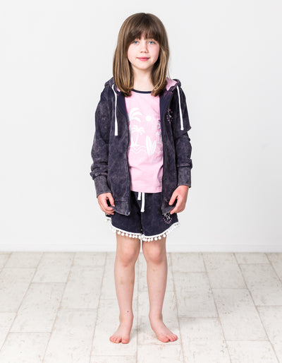 KR1330 SUMMER NIGHTS ZIP HOOD