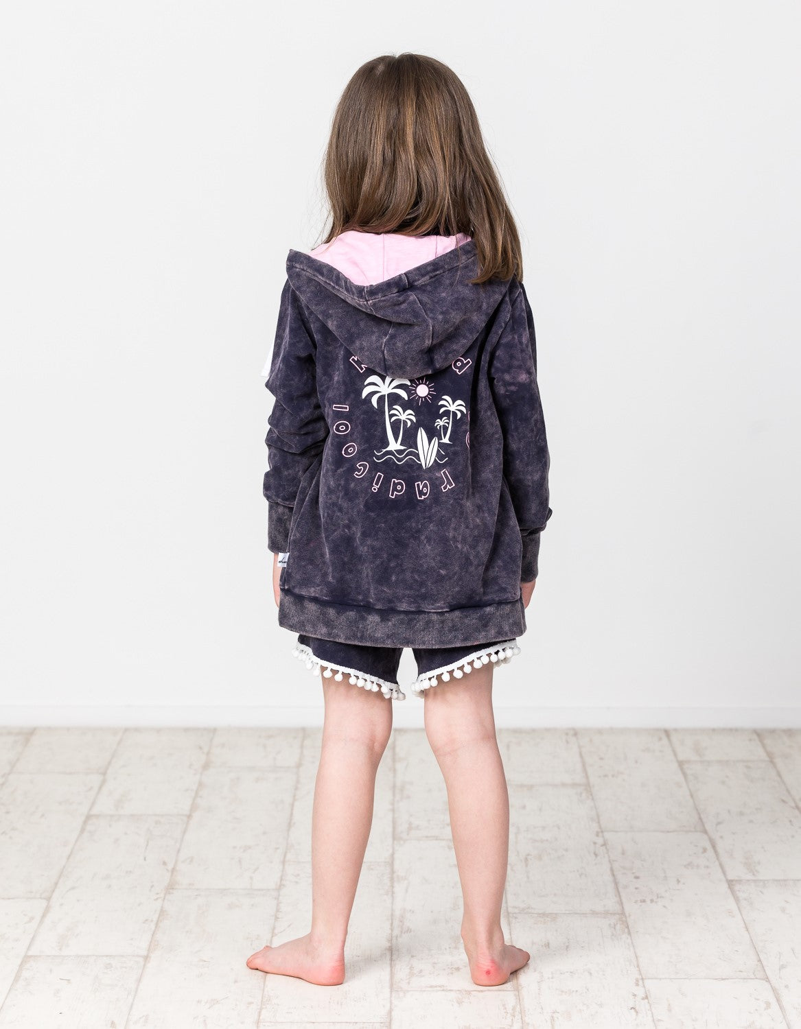 KR1330 SUMMER NIGHTS ZIP HOOD