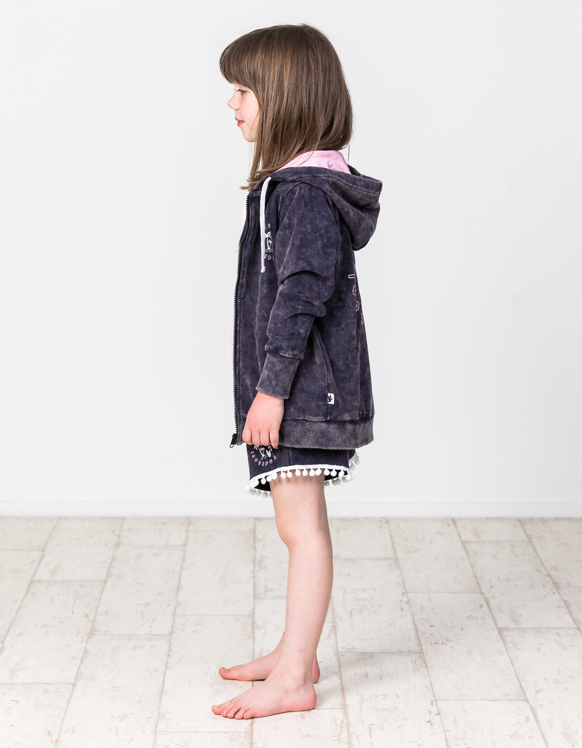 KR1330 SUMMER NIGHTS ZIP HOOD