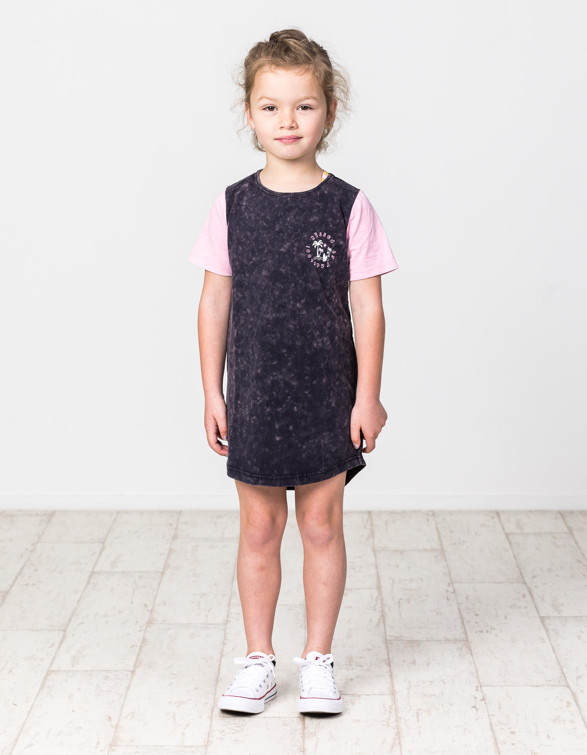 KR1332 KISSED BEACH TEE DRESS