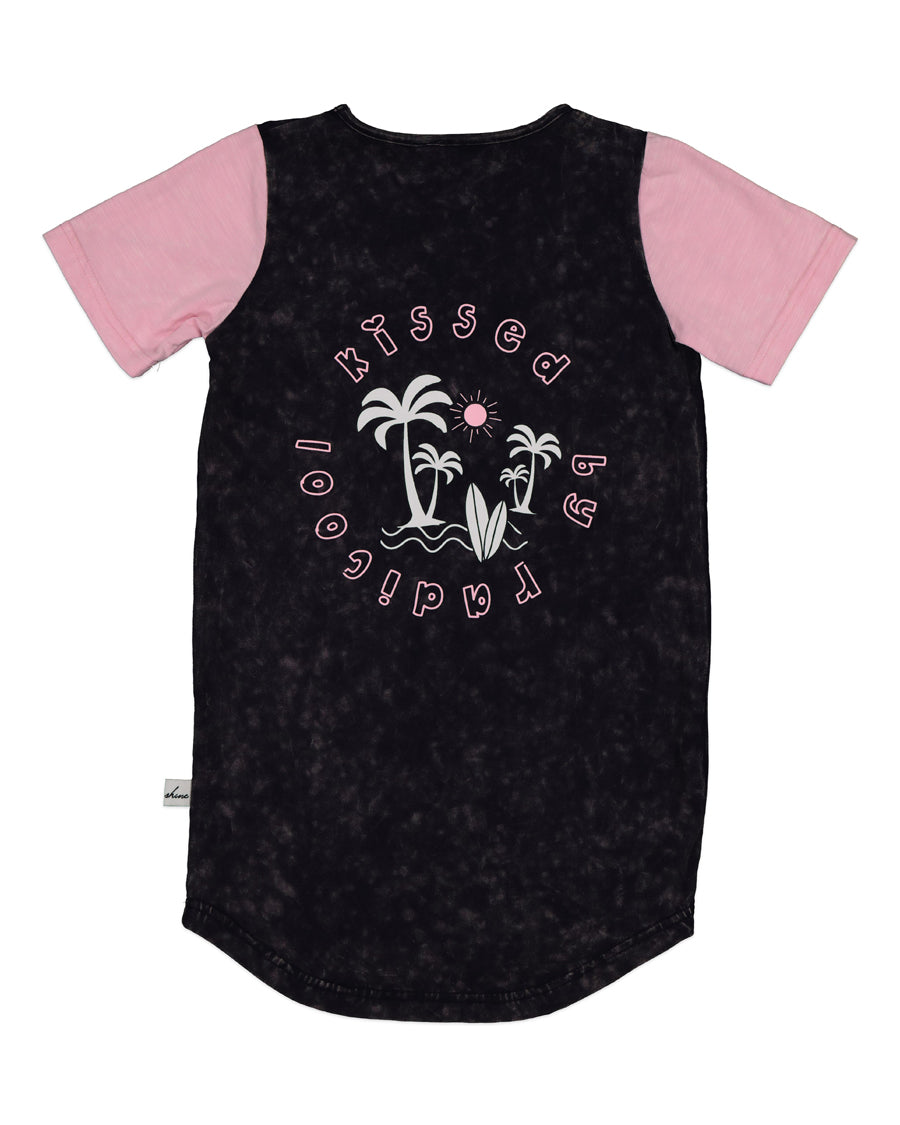 KR1332 KISSED BEACH TEE DRESS