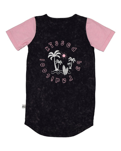 KR1332 KISSED BEACH TEE DRESS