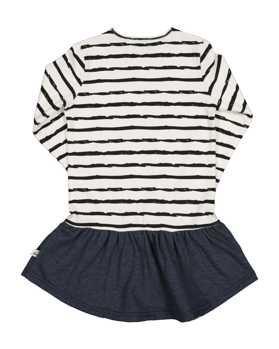 KR1403 HAPPY HEARTS L/S FRILL DRESS