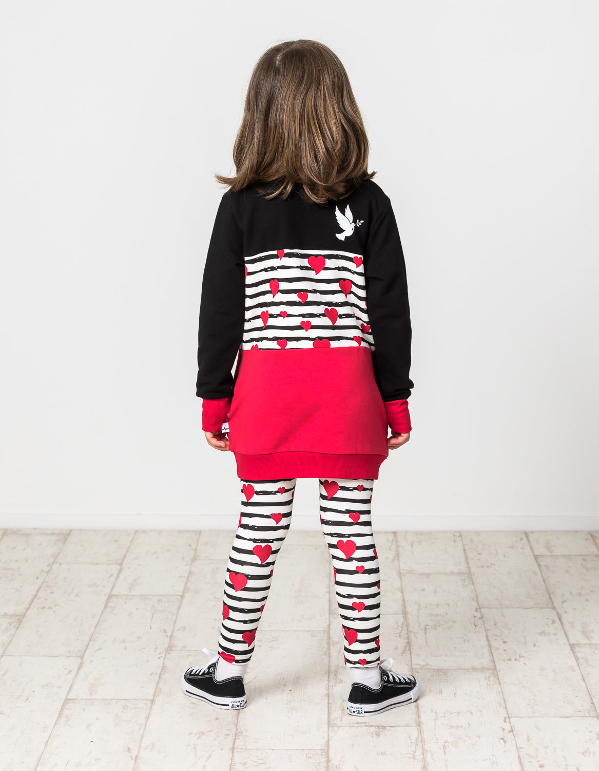 KR1406 HEARTS LONG PANEL CREW