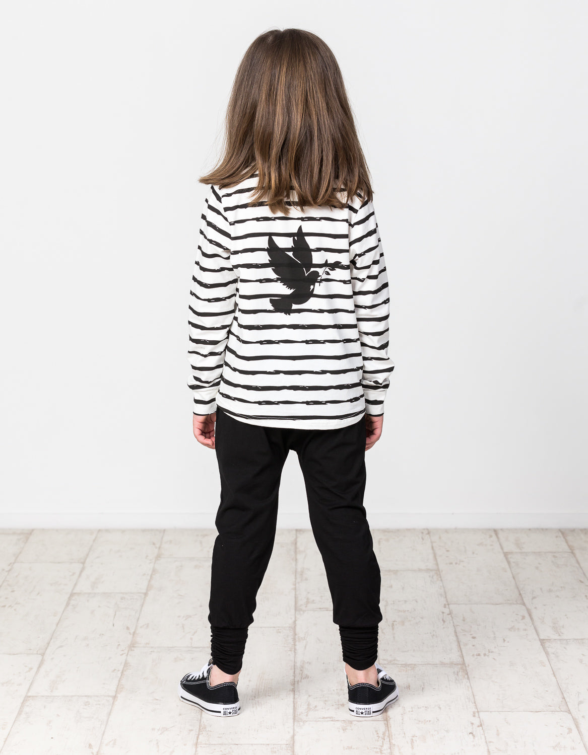 KR1407 SLOUCH PANTS IN BLACK