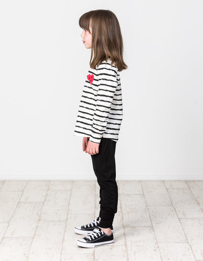 KR1407 SLOUCH PANTS IN BLACK