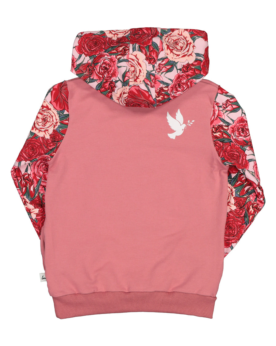 KR1421 ROSES HEART LIFE HOOD