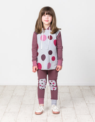 KR1444 WINTER BERRY POLKA DOT HOOD