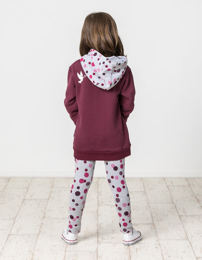 KR1447 BOYSENBERRY ZIP HOOD
