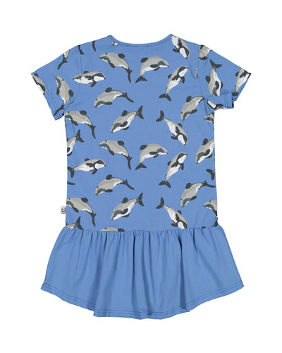KR1523 MAUI DOLPHIN FRILL DRESS