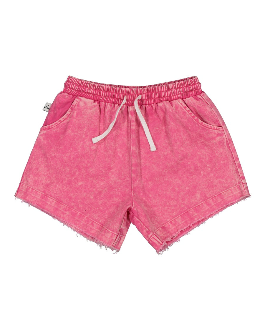 KR1526 FLAMINGO DENIM SHORT