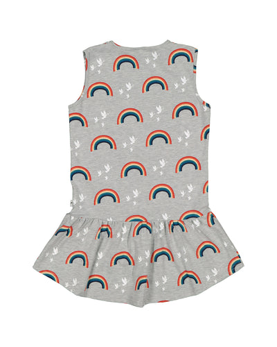 KR1537 ALL THE RAINBOWS FRILL DRESS