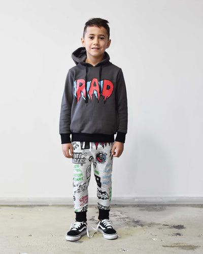 RD1115 GRAFFITI PANT in MIX