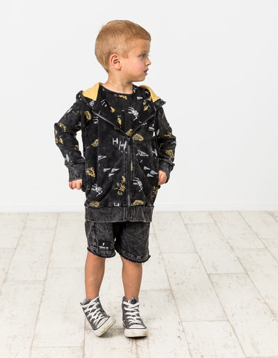 RD1203 SPACE FORCE ZIP HOOD