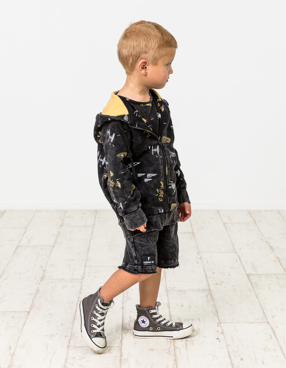 RD1203 SPACE FORCE ZIP HOOD