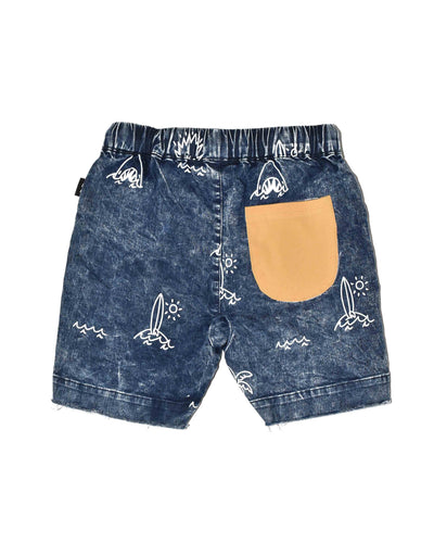 RD1213 JAWS DENIM SHORT