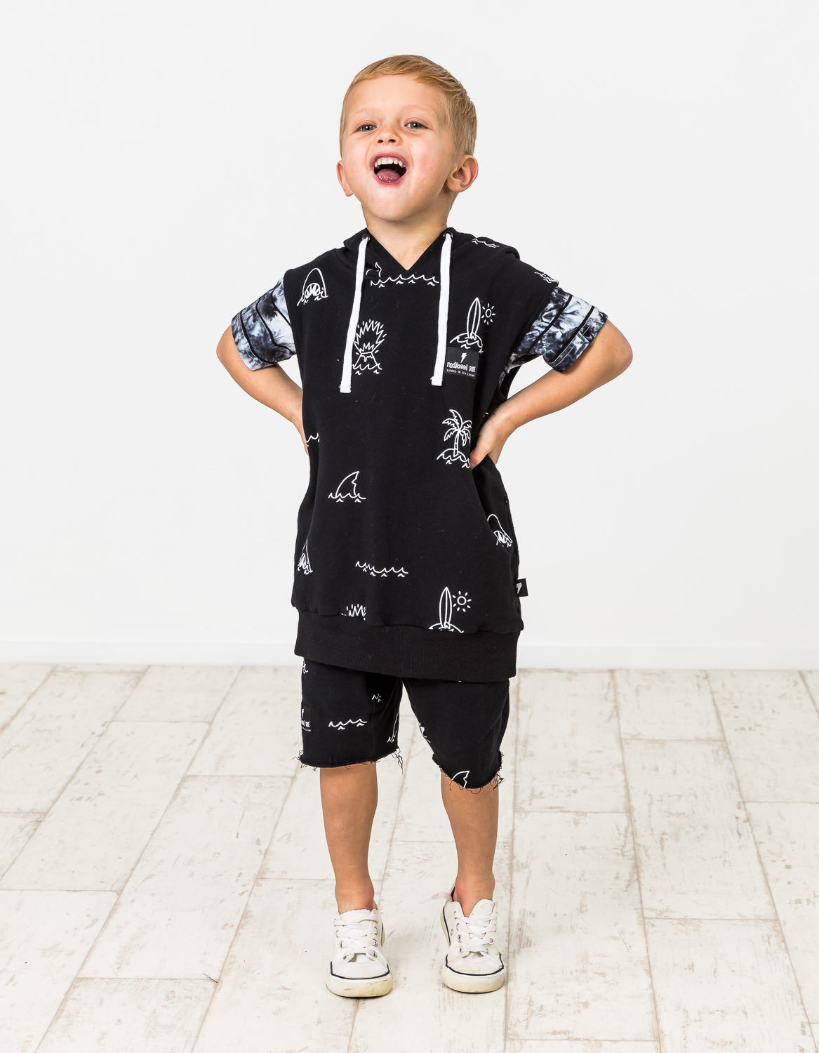 RD1215 SEASIDE SLEEVELESS HOOD