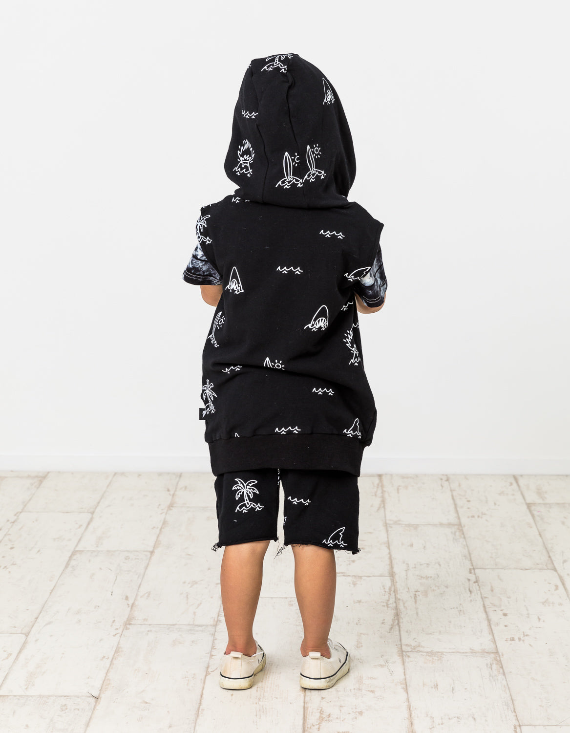 RD1215 SEASIDE SLEEVELESS HOOD