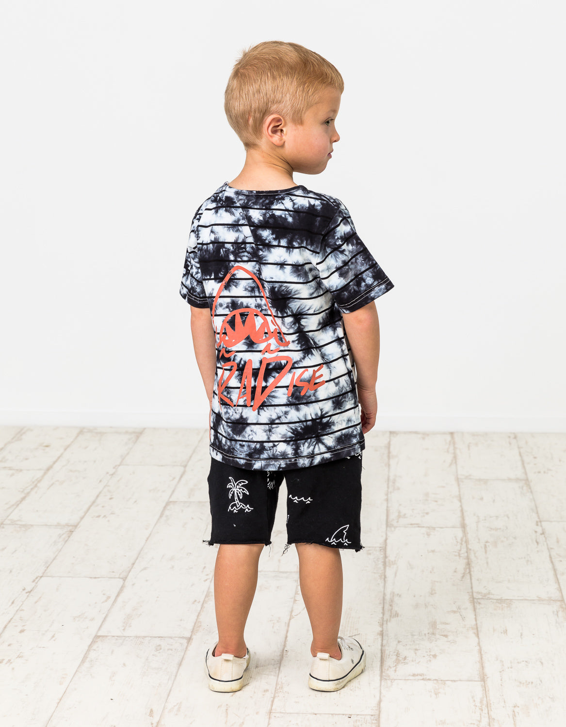 RD1225 SMOKE TEE in STRIPE