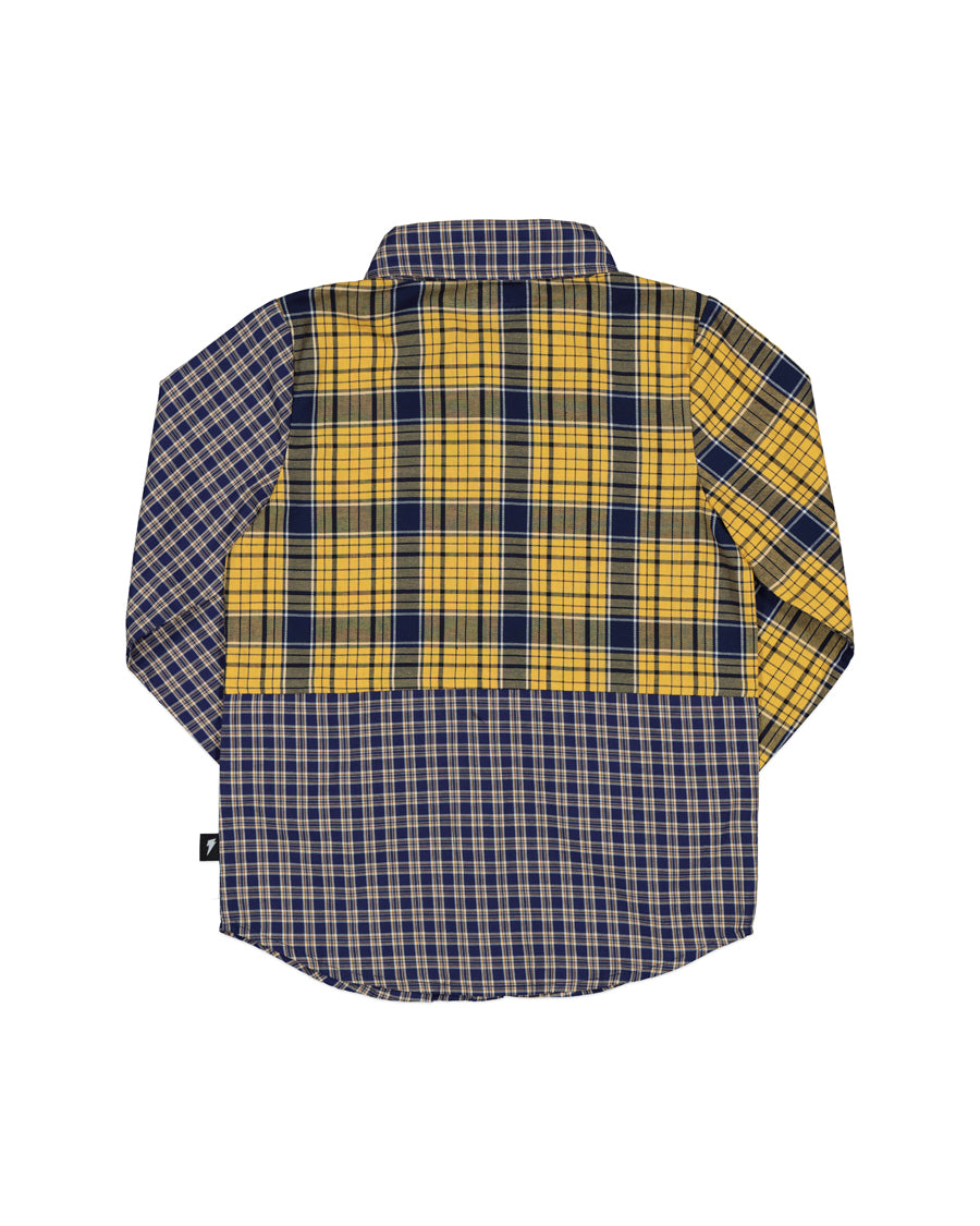 RD1311 MIXED UP PLAID SHIRT
