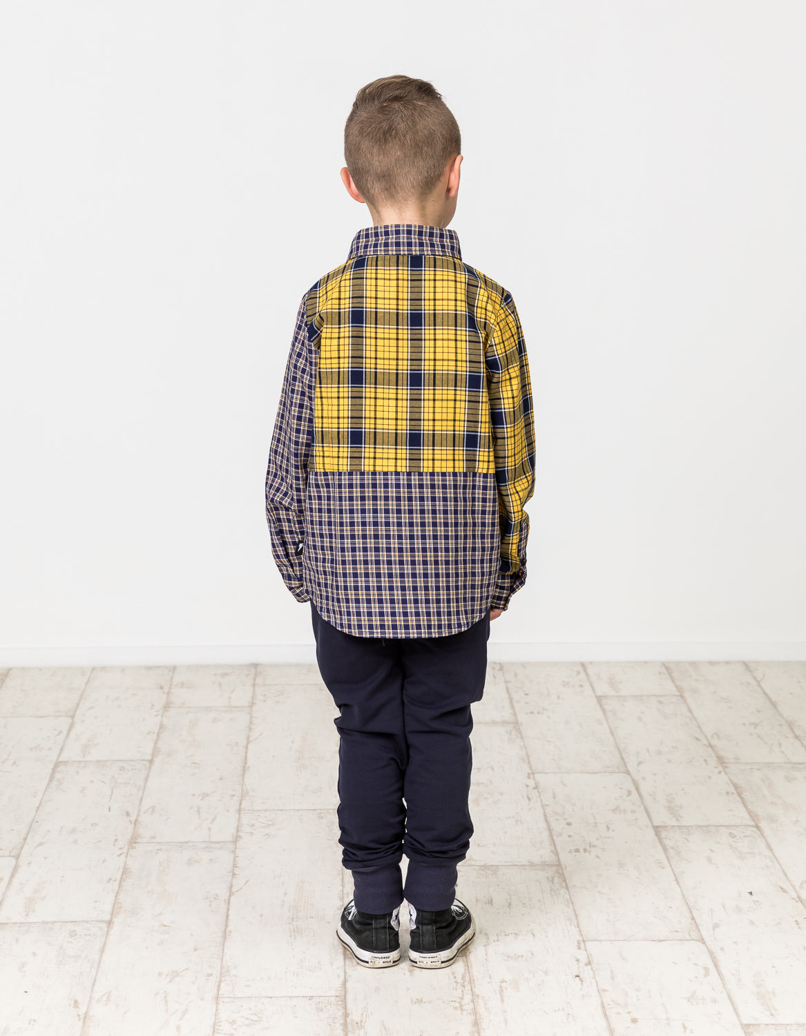 RD1311 MIXED UP PLAID SHIRT