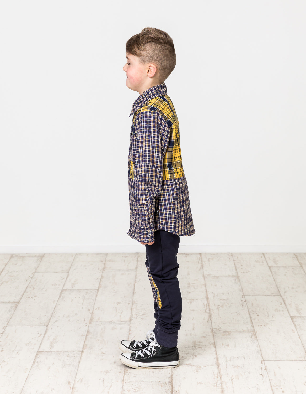 RD1311 MIXED UP PLAID SHIRT