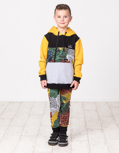 RD1323 JUNGLE CAMO STACK HOOD