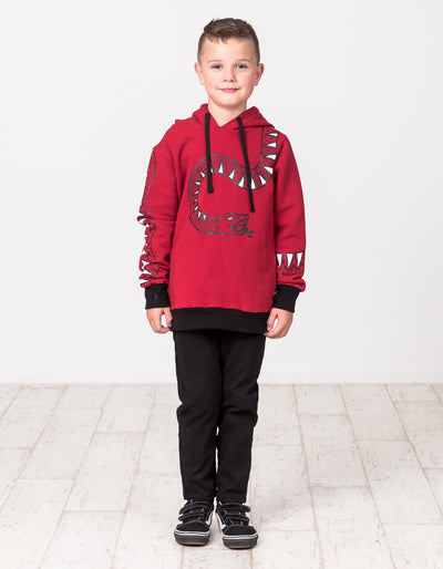 RD1334 SERPENT HOOD IN RED
