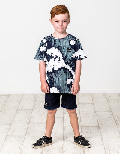 RD1403 INK DENIM SHORT