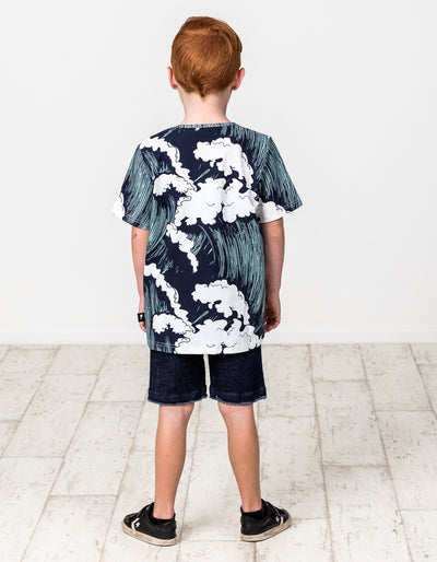 RD1403 INK DENIM SHORT