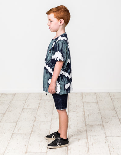 RD1403 INK DENIM SHORT